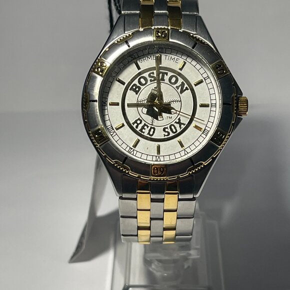 Boston Red Sox MLB Two-Tone Stainless-Steel Watch by Game Time !!!NEW!!!